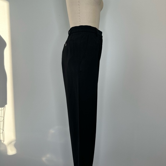 MaxMara Elegant Black Wool Women's Pants - Picture 3 of 5